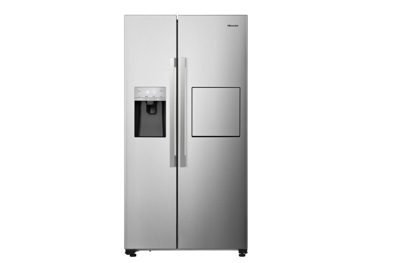 Réfrigérateur américain Hisense RS694N4BCE – 560 L, Total No Frost, distributeur, Inox